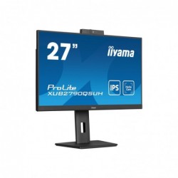IIYAMA XUB2790QSUH-B1 27inch IPS QHD LED 250cd/m2 0.4ms DP HDMI USB-C USB-Hub 3xOut v3.2 Hello Webcam & Mic Speakers Height Adj.