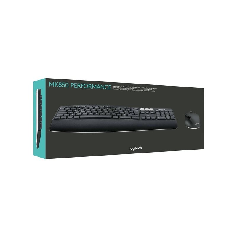LOGITECH MK850 Performance Wireless Keyboard and Mouse Combo - 2.4GHZ/BT (DE)