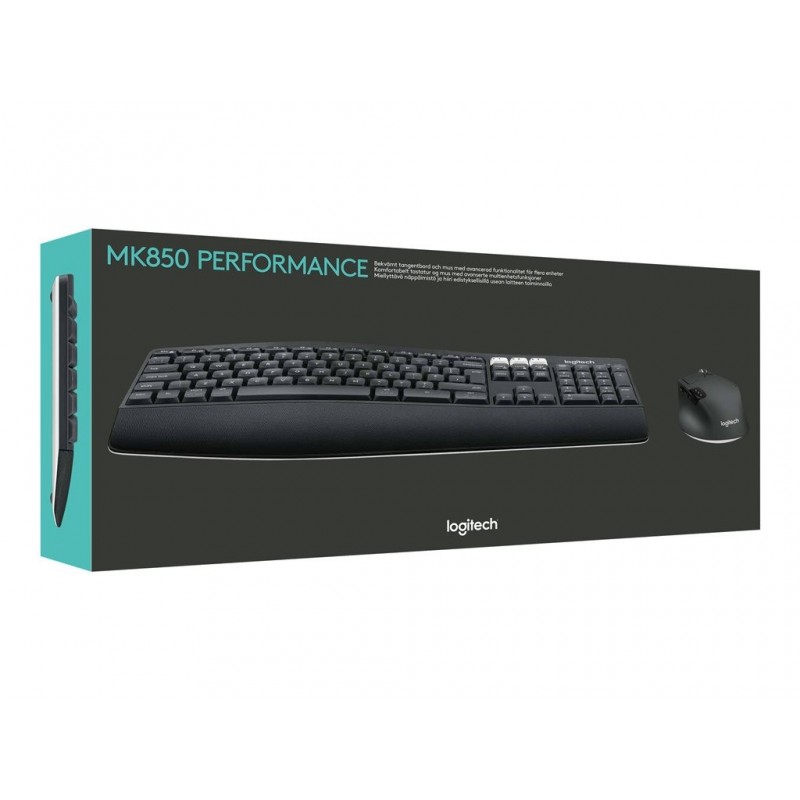 LOGITECH MK850 Performance Wireless Keyboard and Mouse Combo - 2.4GHZ/BT (FRA)
