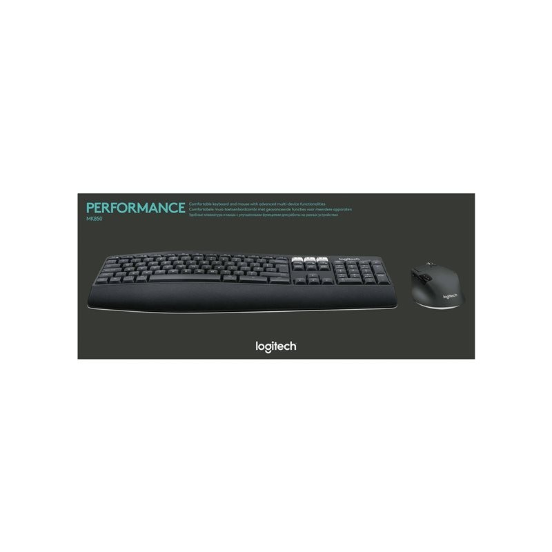 LOGITECH MK850 Performance Wireless Keyboard and Mouse Combo - 2.4GHZ/BT (NLB)