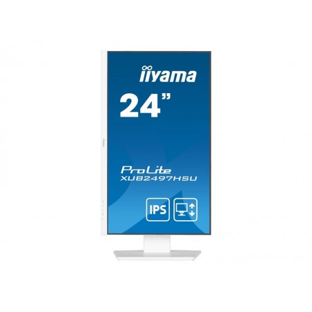 IIYAMA XUB2497HSU-W2 24inch IPS FHD 100Hz Adaptive Sync 300cd/m2 1ms HDMI DP 2xUSB 2.0 Speakers 15cm Height Adj. Stand White (P) IIYAMA XUB2497HSU-W2 24inch IPS FHD 100Hz Adaptive Sync 300cd/m2 1ms HDMI DP 2xUSB 2.0 Speakers 15cm Height Adj. Stand White (P)
