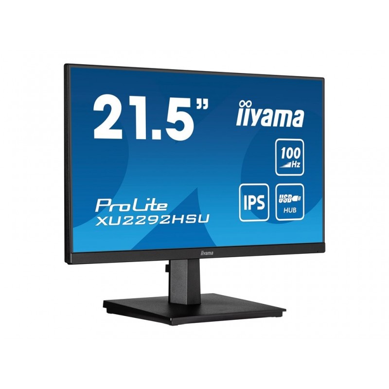 IIYAMA XU2292HSU-B6 21.5inch ETE IPS FHD 100Hz 250cd/m2 0.4ms HDMI DP USB-HUB 4x3.2 Speakers (P)