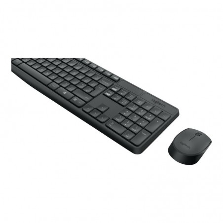 LOGITECH MK235 wireless Keyboard + Mouse Combo Grey (ESP) LOGITECH MK235 wireless Keyboard + Mouse Combo Grey (ESP)