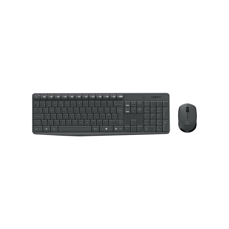 LOGITECH MK235 wireless Keyboard + Mouse Combo Grey (ESP) LOGITECH MK235 wireless Keyboard + Mouse Combo Grey (ESP)