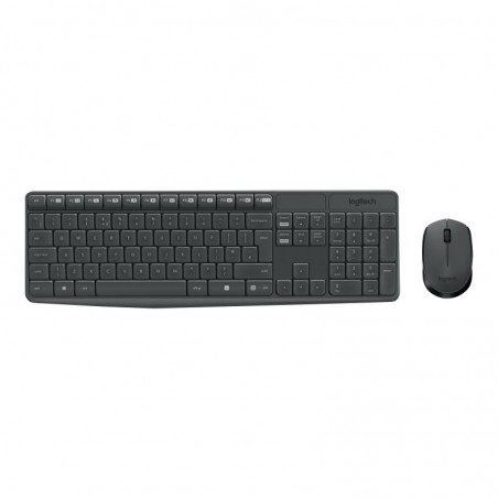 LOGITECH MK235 wireless Keyboard + Mouse Combo Grey (ESP) LOGITECH MK235 wireless Keyboard + Mouse Combo Grey (ESP)