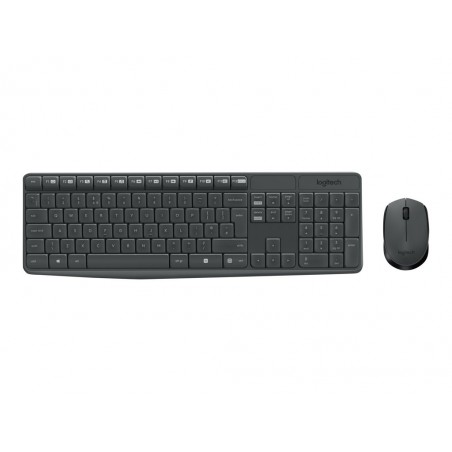 LOGITECH MK235 wireless Keyboard + Mouse Combo Grey (ESP) LOGITECH MK235 wireless Keyboard + Mouse Combo Grey (ESP)