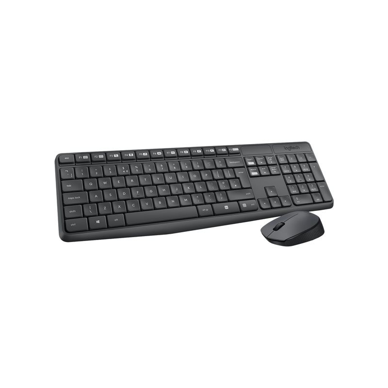 LOGITECH MK235 wireless Keyboard + Mouse Combo Grey (ESP) LOGITECH MK235 wireless Keyboard + Mouse Combo Grey (ESP)