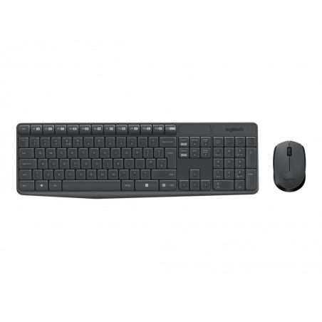 LOGITECH MK235 wireless Keyboard + Mouse Combo Grey (ESP) LOGITECH MK235 wireless Keyboard + Mouse Combo Grey (ESP)