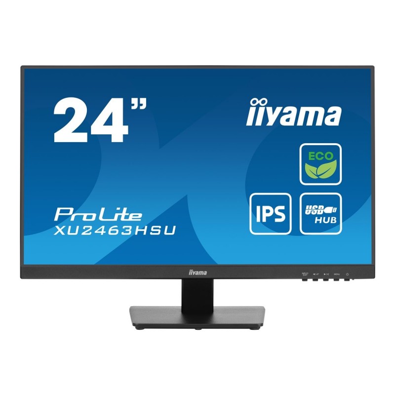 IIYAMA XU2463HSU-B1 23.8inch ETE IPS EyeComfort/EyeSafe 2.0 FHD 100Hz 250cd/m2 3ms HDMI DP GTG 2xUSB 3.2 Speakers FreeSync (P) IIYAMA XU2463HSU-B1 23.8inch ETE IPS EyeComfort/EyeSafe 2.0 FHD 100Hz 250cd/m2 3ms HDMI DP GTG 2xUSB 3.2 Speakers FreeSync (P)