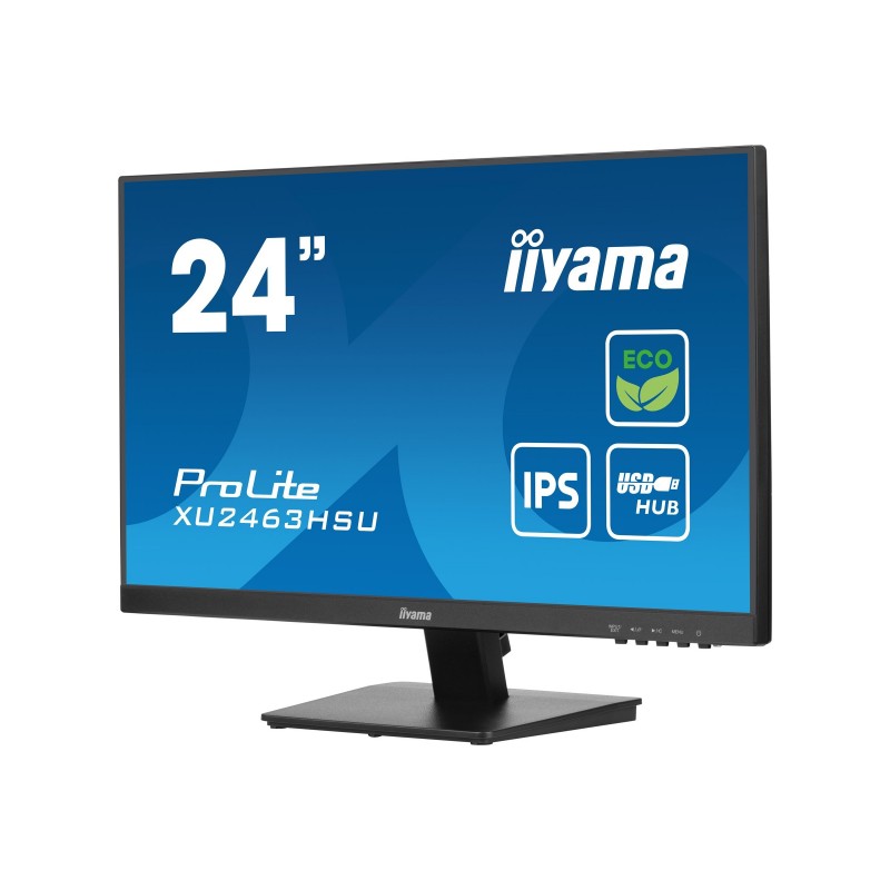 IIYAMA XU2463HSU-B1 23.8inch ETE IPS EyeComfort/EyeSafe 2.0 FHD 100Hz 250cd/m2 3ms HDMI DP GTG 2xUSB 3.2 Speakers FreeSync (P) IIYAMA XU2463HSU-B1 23.8inch ETE IPS EyeComfort/EyeSafe 2.0 FHD 100Hz 250cd/m2 3ms HDMI DP GTG 2xUSB 3.2 Speakers FreeSync (P)