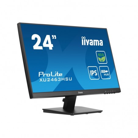 IIYAMA XU2463HSU-B1 23.8inch ETE IPS EyeComfort/EyeSafe 2.0 FHD 100Hz 250cd/m2 3ms HDMI DP GTG 2xUSB 3.2 Speakers FreeSync (P) IIYAMA XU2463HSU-B1 23.8inch ETE IPS EyeComfort/EyeSafe 2.0 FHD 100Hz 250cd/m2 3ms HDMI DP GTG 2xUSB 3.2 Speakers FreeSync (P)