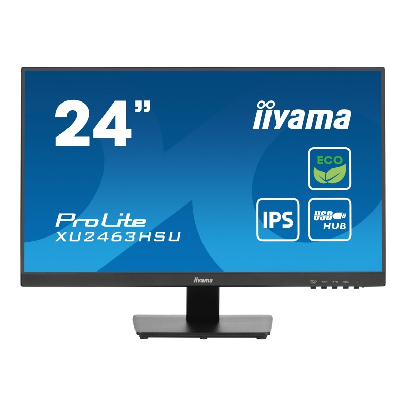 IIYAMA XU2463HSU-B1 23.8inch ETE IPS EyeComfort/EyeSafe 2.0 FHD 100Hz 250cd/m2 3ms HDMI DP GTG 2xUSB 3.2 Speakers FreeSync (P) IIYAMA XU2463HSU-B1 23.8inch ETE IPS EyeComfort/EyeSafe 2.0 FHD 100Hz 250cd/m2 3ms HDMI DP GTG 2xUSB 3.2 Speakers FreeSync (P)