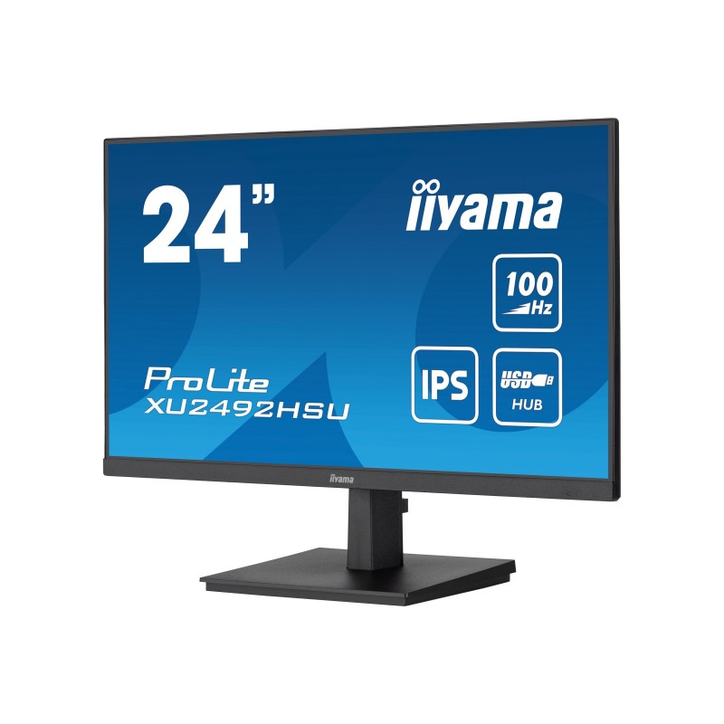IIYAMA XU2492HSU-B6 24inch ETE IPS-panel FHD 100Hz 250cd/m2 0.4ms MPRT FreeSync HDMI DP Speakers USB-HUB (P)