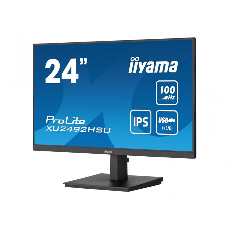 IIYAMA XU2492HSU-B6 24inch ETE IPS-panel FHD 100Hz 250cd/m2 0.4ms MPRT FreeSync HDMI DP Speakers USB-HUB (P)