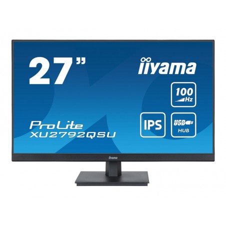 IIYAMA XU2792QSU-B6 27inch ETE IPS-panel 2560x1440 100Hz FreeSync 250cd/m2 0.4ms MPRT HDMI DP USB-HUB Speakers (P) IIYAMA XU2792QSU-B6 27inch ETE IPS-panel 2560x1440 100Hz FreeSync 250cd/m2 0.4ms MPRT HDMI DP USB-HUB Speakers (P)