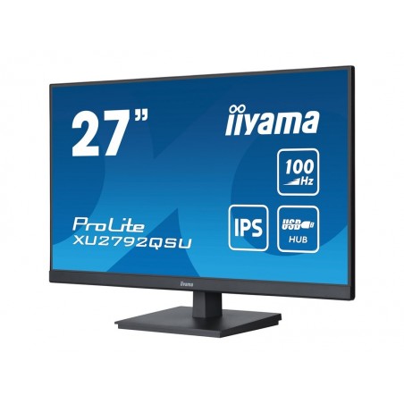 IIYAMA XU2792QSU-B6 27inch ETE IPS-panel 2560x1440 100Hz FreeSync 250cd/m2 0.4ms MPRT HDMI DP USB-HUB Speakers (P) IIYAMA XU2792QSU-B6 27inch ETE IPS-panel 2560x1440 100Hz FreeSync 250cd/m2 0.4ms MPRT HDMI DP USB-HUB Speakers (P)