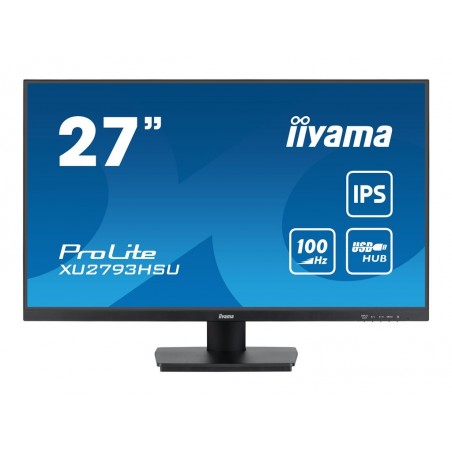 IIYAMA XU2793HSU-B6 27inch ETE IPS-panel FHD 100Hz 250cd/m2 1ms MPRT HDMI DP FreeSync USB-HUB Speakers (P) IIYAMA XU2793HSU-B6 27inch ETE IPS-panel FHD 100Hz 250cd/m2 1ms MPRT HDMI DP FreeSync USB-HUB Speakers (P)