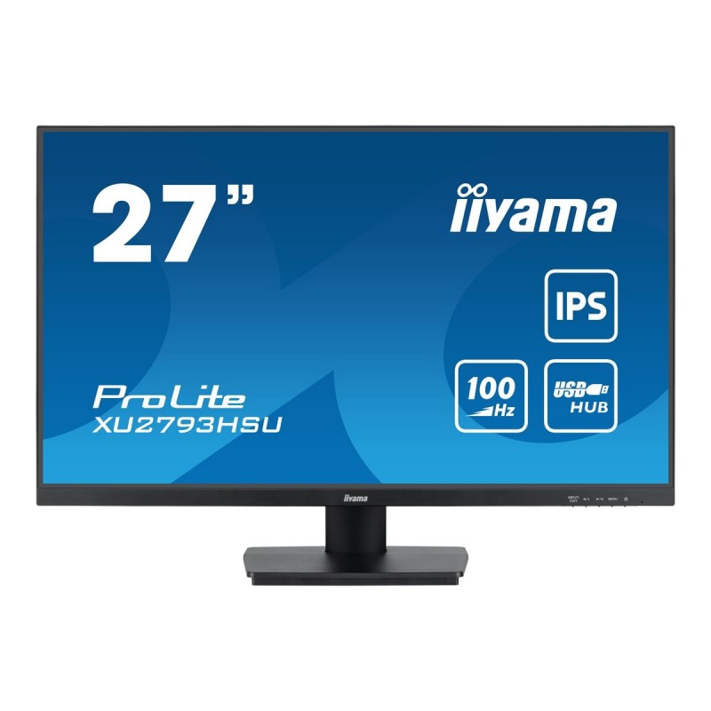 IIYAMA XU2793HSU-B6 27inch ETE IPS-panel FHD 100Hz 250cd/m2 1ms MPRT HDMI DP FreeSync USB-HUB Speakers (P)