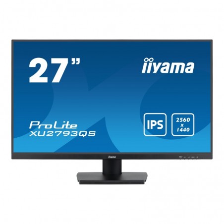 IIYAMA XU2793QS-B6 27inch IPS QHD 100Hz FreeSync 250cd/m2 1ms HDMI DP Speakers (P) IIYAMA XU2793QS-B6 27inch IPS QHD 100Hz FreeSync 250cd/m2 1ms HDMI DP Speakers (P)