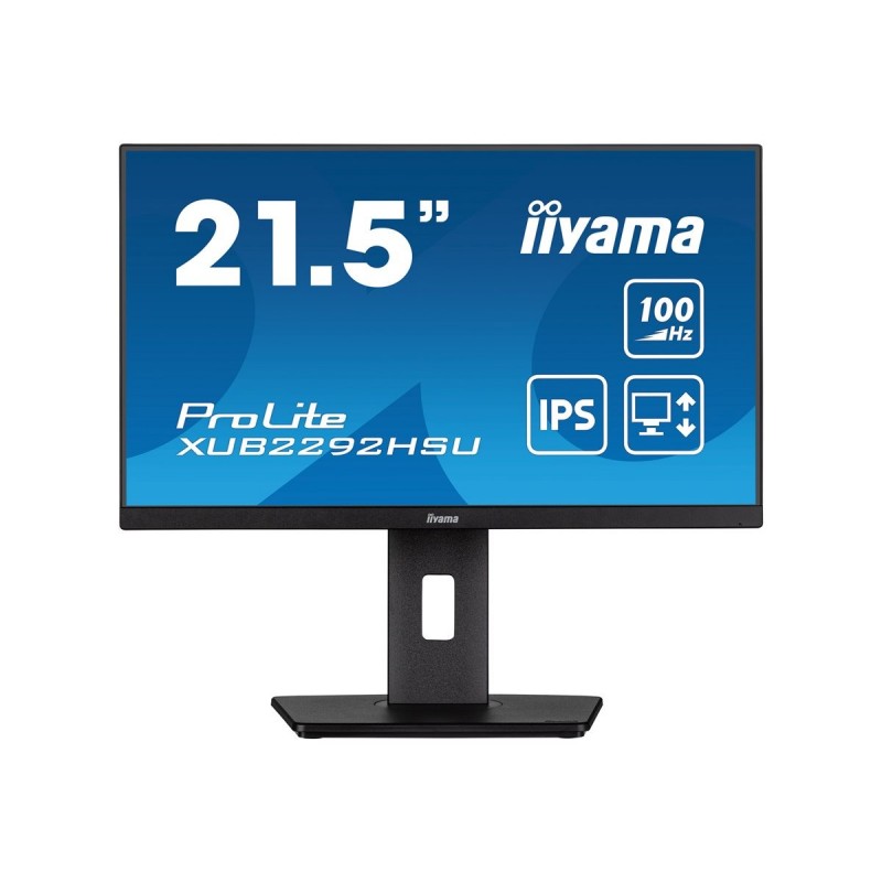 IIYAMA XUB2292HSU-B6 21.5inch ETE IPS FHD 100Hz 250cd/m2 0.4ms HDMI DP USB-HUB 4x3.2 Speakers (P) IIYAMA XUB2292HSU-B6 21.5inch ETE IPS FHD 100Hz 250cd/m2 0.4ms HDMI DP USB-HUB 4x3.2 Speakers (P)