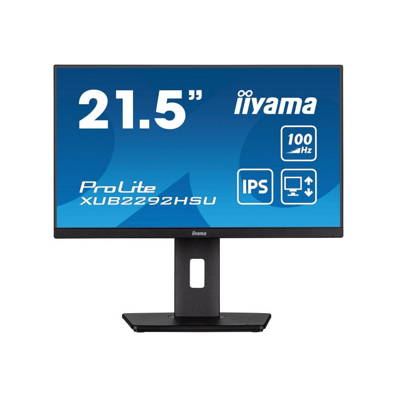 IIYAMA XUB2292HSU-B6 21.5inch ETE IPS FHD 100Hz 250cd/m2 0.4ms HDMI DP USB-HUB 4x3.2 Speakers (P) IIYAMA XUB2292HSU-B6 21.5inch ETE IPS FHD 100Hz 250cd/m2 0.4ms HDMI DP USB-HUB 4x3.2 Speakers (P)