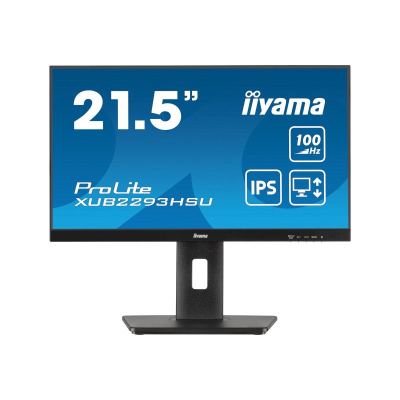IIYAMA XUB2293HSU-B7 21.5inch IPS FHD 100Hz 300cd/m2 1ms HDMI DP 2xUSB 2.0 Speakers 15cm Height Adj. Stand (P) IIYAMA XUB2293HSU-B7 21.5inch IPS FHD 100Hz 300cd/m2 1ms HDMI DP 2xUSB 2.0 Speakers 15cm Height Adj. Stand (P)