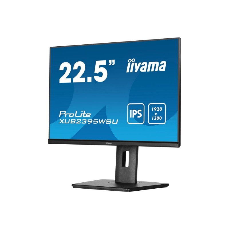 IIYAMA XUB2395WSU-B5 22.5inch ETE IPS 1920x1200 IPS 250cd/m2 4ms Stand VGA HDMI DP Speakers 15cm Height Adj. (P) IIYAMA XUB2395WSU-B5 22.5inch ETE IPS 1920x1200 IPS 250cd/m2 4ms Stand VGA HDMI DP Speakers 15cm Height Adj. (P)