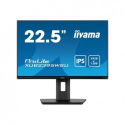IIYAMA XUB2395WSU-B5 22.5inch ETE IPS 1920x1200 IPS 250cd/m2 4ms Stand VGA HDMI DP Speakers 15cm Height Adj. (P) IIYAMA XUB2395WSU-B5 22.5inch ETE IPS 1920x1200 IPS 250cd/m2 4ms Stand VGA HDMI DP Speakers 15cm Height Adj. (P)