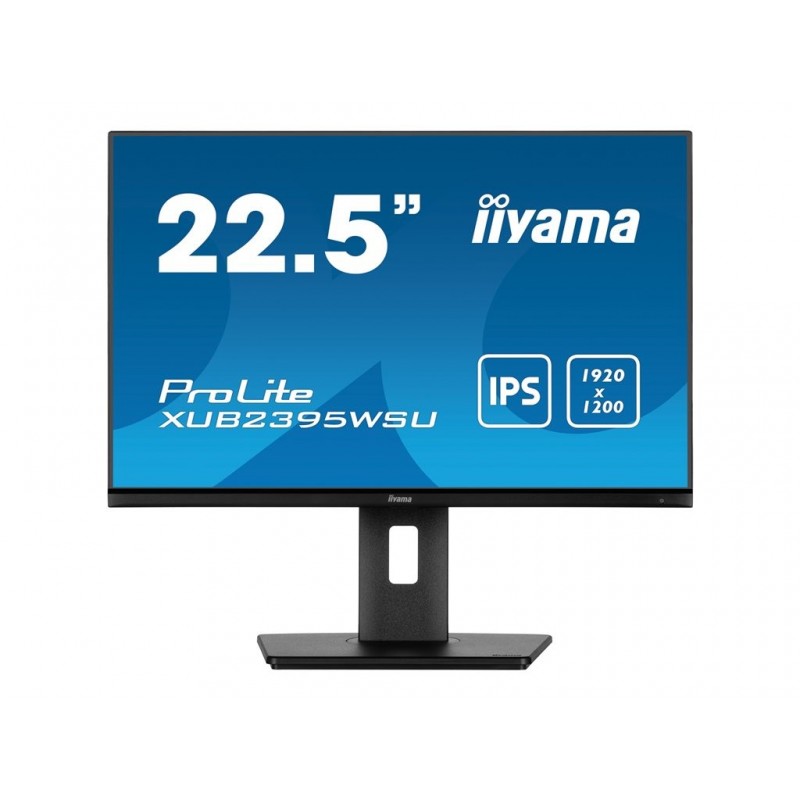IIYAMA XUB2395WSU-B5 22.5inch ETE IPS 1920x1200 IPS 250cd/m2 4ms Stand VGA HDMI DP Speakers 15cm Height Adj. (P) IIYAMA XUB2395WSU-B5 22.5inch ETE IPS 1920x1200 IPS 250cd/m2 4ms Stand VGA HDMI DP Speakers 15cm Height Adj. (P)