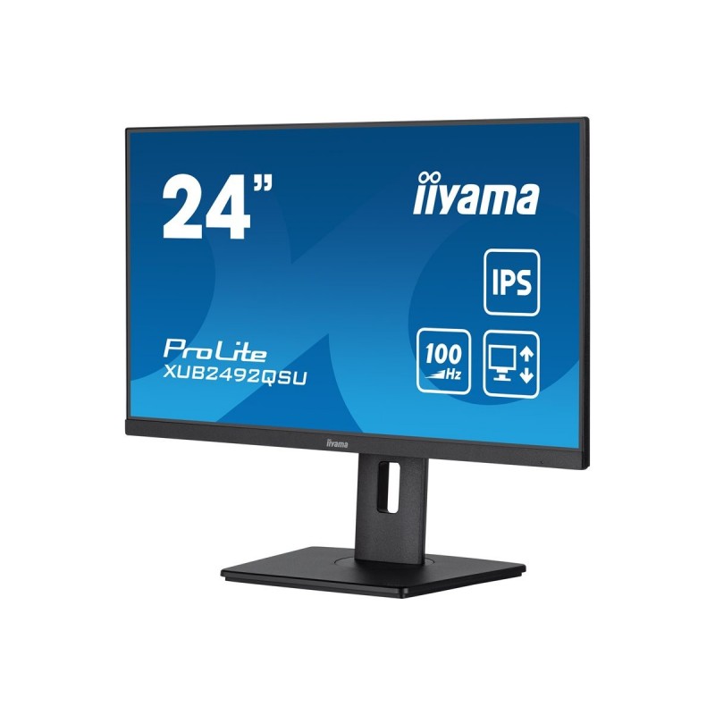 IIYAMA XUB2492QSU-B1 24inch ETE IPS-panel 2560x1440 100Hz QHD 300cd/m2 0.5ms MPRT FreeSync HDMI DP 15cm Height Adj. Stand (P) IIYAMA XUB2492QSU-B1 24inch ETE IPS-panel 2560x1440 100Hz QHD 300cd/m2 0.5ms MPRT FreeSync HDMI DP 15cm Height Adj. Stand (P)