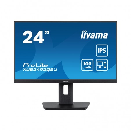 IIYAMA XUB2492QSU-B1 24inch ETE IPS-panel 2560x1440 100Hz QHD 300cd/m2 0.5ms MPRT FreeSync HDMI DP 15cm Height Adj. Stand (P) IIYAMA XUB2492QSU-B1 24inch ETE IPS-panel 2560x1440 100Hz QHD 300cd/m2 0.5ms MPRT FreeSync HDMI DP 15cm Height Adj. Stand (P)