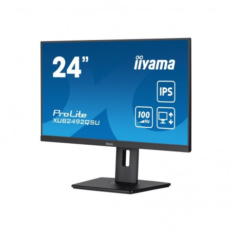 IIYAMA XUB2492QSU-B1 24inch ETE IPS-panel 2560x1440 100Hz QHD 300cd/m2 0.5ms MPRT FreeSync HDMI DP 15cm Height Adj. Stand (P) IIYAMA XUB2492QSU-B1 24inch ETE IPS-panel 2560x1440 100Hz QHD 300cd/m2 0.5ms MPRT FreeSync HDMI DP 15cm Height Adj. Stand (P)