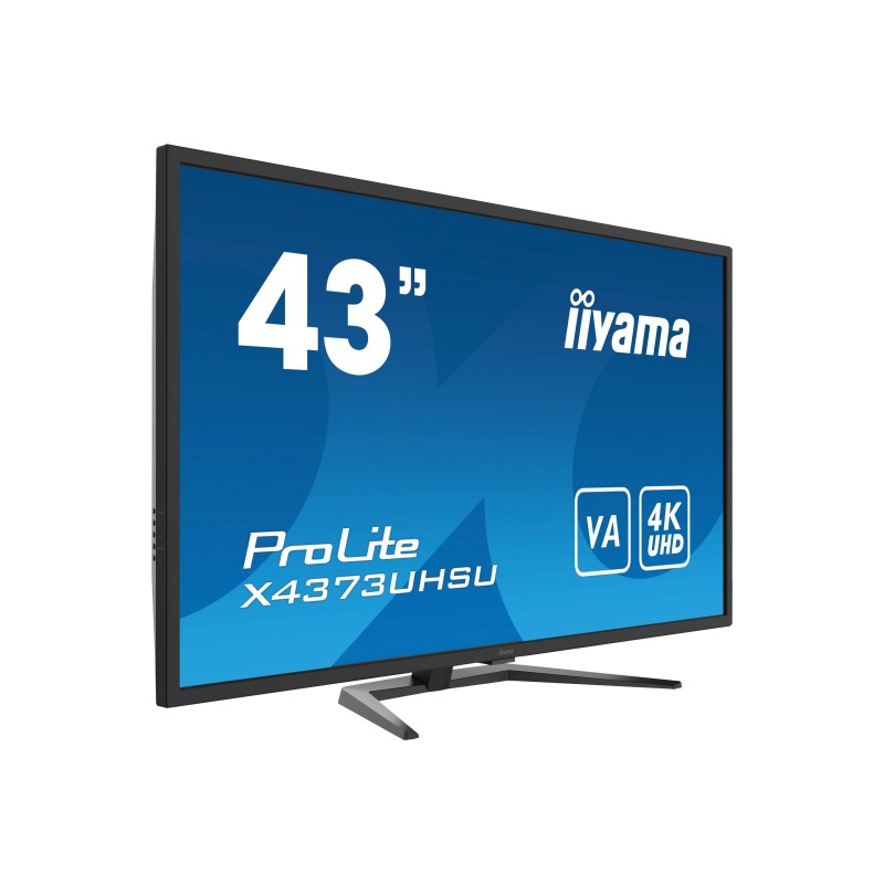 IIYAMA X4373UHSU-B1 43inch UW VA 3840x2160 UHD 400cd/m2 3ms HDR400 2xHDMI DP USB-HUB PBP PIP Remote control Speakers (P)
