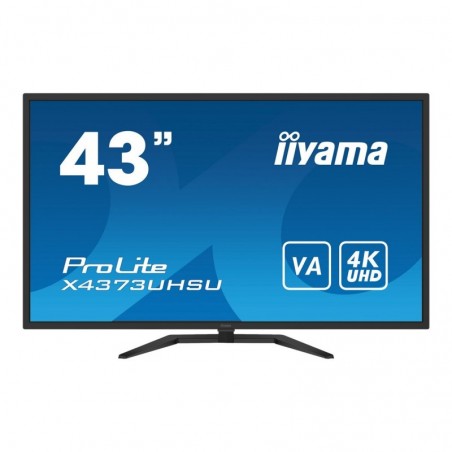 IIYAMA X4373UHSU-B1 43inch UW VA 3840x2160 UHD 400cd/m2 3ms HDR400 2xHDMI DP USB-HUB PBP PIP Remote control Speakers (P) IIYAMA X4373UHSU-B1 43inch UW VA 3840x2160 UHD 400cd/m2 3ms HDR400 2xHDMI DP USB-HUB PBP PIP Remote control Speakers (P)