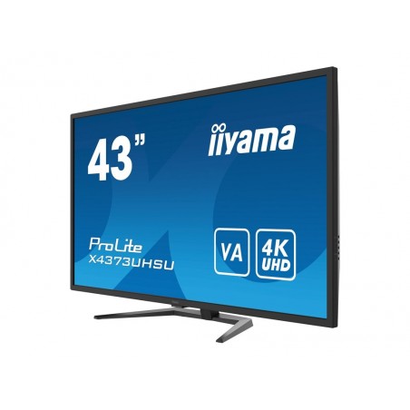 IIYAMA X4373UHSU-B1 43inch UW VA 3840x2160 UHD 400cd/m2 3ms HDR400 2xHDMI DP USB-HUB PBP PIP Remote control Speakers (P) IIYAMA X4373UHSU-B1 43inch UW VA 3840x2160 UHD 400cd/m2 3ms HDR400 2xHDMI DP USB-HUB PBP PIP Remote control Speakers (P)