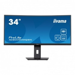 IIYAMA XCB3494WQSN-B5 34inch ETE UW IPS-panel 3440x1440 FreeSync 120Hz 300cd/m2 0.4ms HDMI DP KVM USB-C Dock 3xUSB 3.0 Speakers IIYAMA XCB3494WQSN-B5 34inch ETE UW IPS-panel 3440x1440 FreeSync 120Hz 300cd/m2 0.4ms HDMI DP KVM USB-C Dock 3xUSB 3.0 Speakers