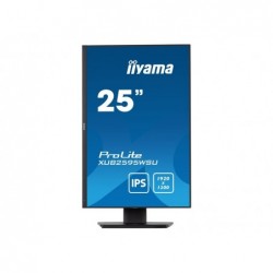 IIYAMA XUB2595WSU-B5 25inch ETE IPS-panel 1920x1200 300cd/m2 4ms VGA HDMI DP USB HUB 2x2.0 Speakers 15cm Height Adj. Stand (P)