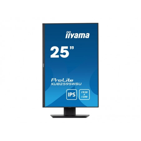IIYAMA XUB2595WSU-B5 25inch ETE IPS-panel 1920x1200 300cd/m2 4ms VGA HDMI DP USB HUB 2x2.0 Speakers 15cm Height Adj. Stand (P) IIYAMA XUB2595WSU-B5 25inch ETE IPS-panel 1920x1200 300cd/m2 4ms VGA HDMI DP USB HUB 2x2.0 Speakers 15cm Height Adj. Stand (P)