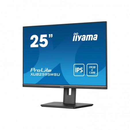 IIYAMA XUB2595WSU-B5 25inch ETE IPS-panel 1920x1200 300cd/m2 4ms VGA HDMI DP USB HUB 2x2.0 Speakers 15cm Height Adj. Stand (P) IIYAMA XUB2595WSU-B5 25inch ETE IPS-panel 1920x1200 300cd/m2 4ms VGA HDMI DP USB HUB 2x2.0 Speakers 15cm Height Adj. Stand (P)