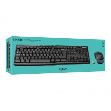 LOGITECH MK270 Wireless Combo black USB (ESP) MEDITER LOGITECH MK270 Wireless Combo black USB (ESP) MEDITER