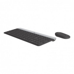 LOGITECH Slim Wireless Keyboard and Mouse Combo MK470 - GRAPHITE - DEU - CENTRAL