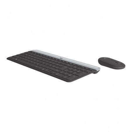 LOGITECH Slim Wireless Keyboard and Mouse Combo MK470 - GRAPHITE - DEU - CENTRAL
