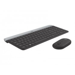 LOGITECH Slim Wireless Keyboard and Mouse Combo MK470 - GRAPHITE - DEU - CENTRAL
