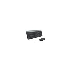 LOGITECH Slim Wireless Keyboard and Mouse Combo MK470 - GRAPHITE - DEU - CENTRAL