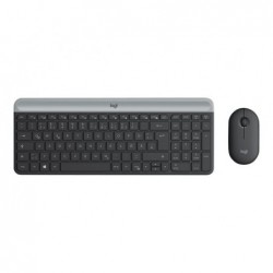 LOGITECH Slim Wireless Keyboard and Mouse Combo MK470 - GRAPHITE - DEU - CENTRAL