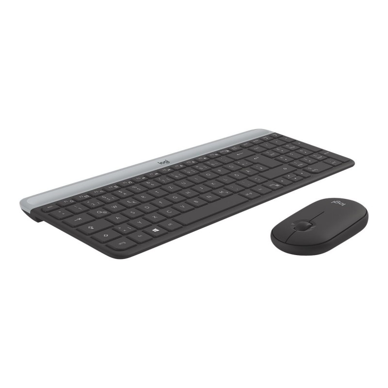 LOGITECH Slim Wireless Keyboard and Mouse Combo MK470 - GRAPHITE - DEU - CENTRAL