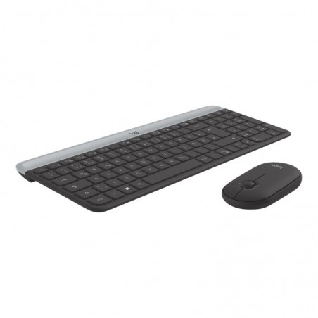 LOGITECH Slim Wireless Keyboard and Mouse Combo MK470 - GRAPHITE - DEU - CENTRAL