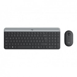 LOGITECH Slim Wireless Keyboard and Mouse Combo MK470 - GRAPHITE - DEU - CENTRAL