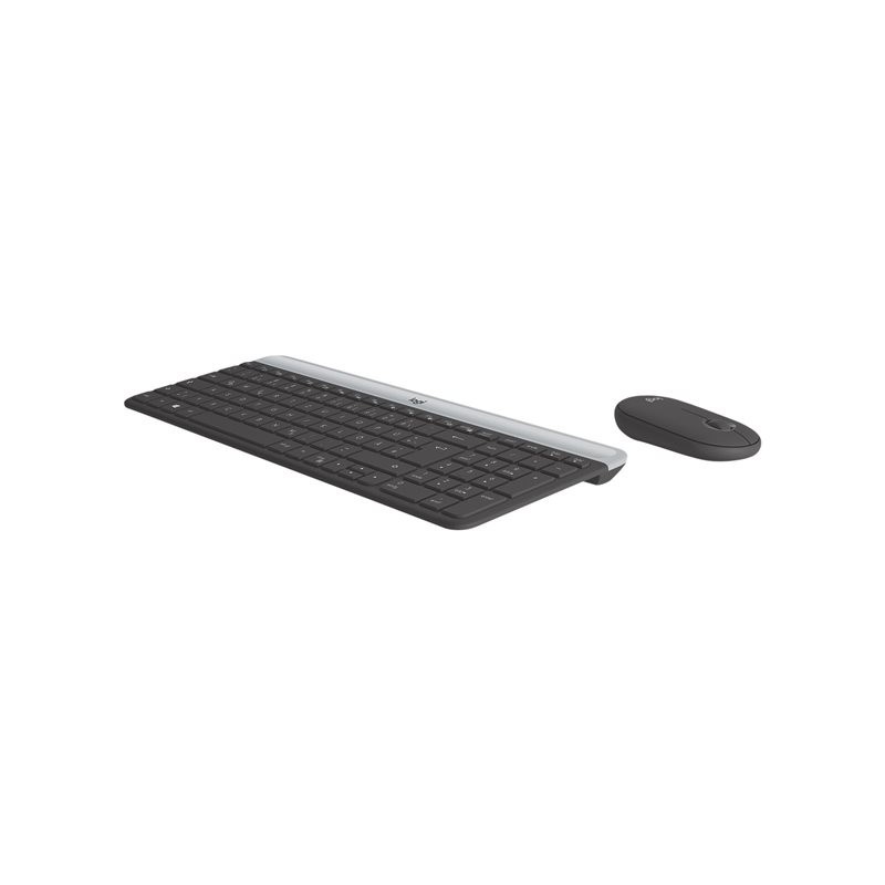 LOGITECH Slim Wireless Keyboard and Mouse Combo MK470 - GRAPHITE - DEU - CENTRAL