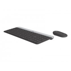 LOGITECH Slim Wireless Keyboard and Mouse Combo MK470 - GRAPHITE - DEU - CENTRAL